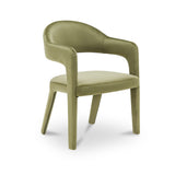 Martens Dining Chair - Green Velvet