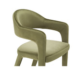 Martens Dining Chair - Green Velvet