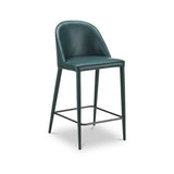 Burton Counter Stool - Dark Teal Vegan Leather