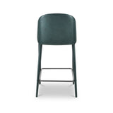 Burton Counter Stool - Dark Teal Vegan Leather