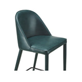 Burton Counter Stool - Dark Teal Vegan Leather