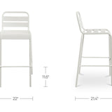 Kade Outdoor Bar Stool - Set of 2