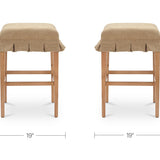 Anna Counter Stool - Light Brown