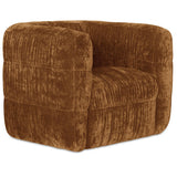 Robson Swivel Lounge Chair - Toffee