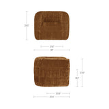 Robson Swivel Lounge Chair - Toffee