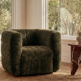 Robson Swivel Lounge Chair - Dark Green