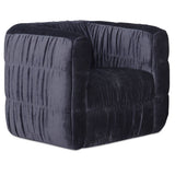 Robson Swivel Lounge Chair - Navy