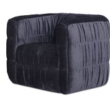 Robson Swivel Lounge Chair - Navy