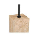 Caro Travertine Accent Table
