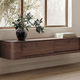 Round Off Floating Console Table