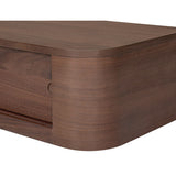 Round Off Floating Console Table