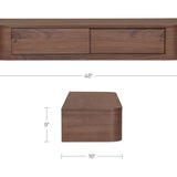 Round Off Floating Console Table