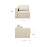 Swift Sectional Add Ons - Beige Fabric