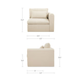 Swift Sectional Add Ons - Beige Fabric