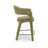 Martens Counter Stool - Green Velvet