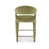 Martens Counter Stool - Green Velvet
