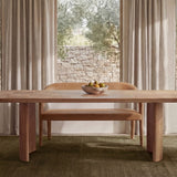 Martens Dining Bench - Brown Leather