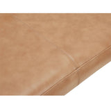 Martens Dining Bench - Brown Leather