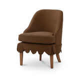 Lola Slipcover Dining Chair Brown