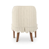 Lola Slipcover Dining Chair Cream Stripe