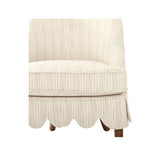Lola Slipcover Dining Chair Cream Stripe