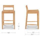 Owing Low Back Counter Stool