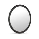 Royce Black Framed Mirror - Hammered Finish