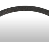 Royce Black Framed Mirror - Hammered Finish