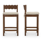 Sai Counter Height Stool Light Brown