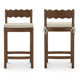 Sai Counter Height Stool Light Brown