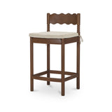 Sai Counter Height Stool Light Brown