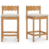 Sai Counter Height Stool Natural Oak