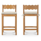 Sai Counter Height Stool Natural Oak