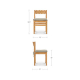 Sai Dining Chair Natural Oak - Set of Two