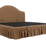 Noelle Upholstered Storage Bed - Light Brown
