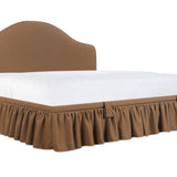 Noelle Upholstered Storage Bed - Light Brown