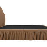 Noelle Upholstered Storage Bed - Light Brown