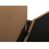 Noelle Upholstered Storage Bed - Light Brown