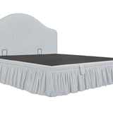 Noelle Upholstered Storage Bed - Blue Micro Stripe
