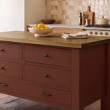 Rosemary Kitchen Island Russet Red