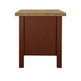 Rosemary Kitchen Island Russet Red