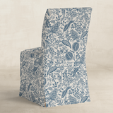 Frances - Slip Cover Dining Chair Pomegranate Blue