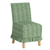 Louise - Slip Cover Dining Chair Climbing Vines Green