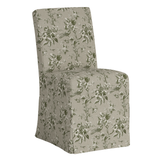 Lindy - Slip Cover Dining Chair with Toile Fabric