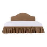 Noelle Upholstered Storage Bed - Light Brown
