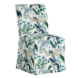 Frances - Slip Cover Dining Chair Peacock Blue