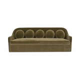 Rialto Sofa- Deep Green Faux Mohair