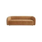 Faye Sofa - Tan Faux Mohair