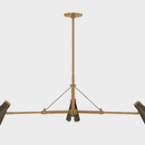 Andersen Chandelier - Patina Brass & Bronze