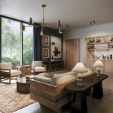 Andersen Chandelier - Patina Brass & Bronze